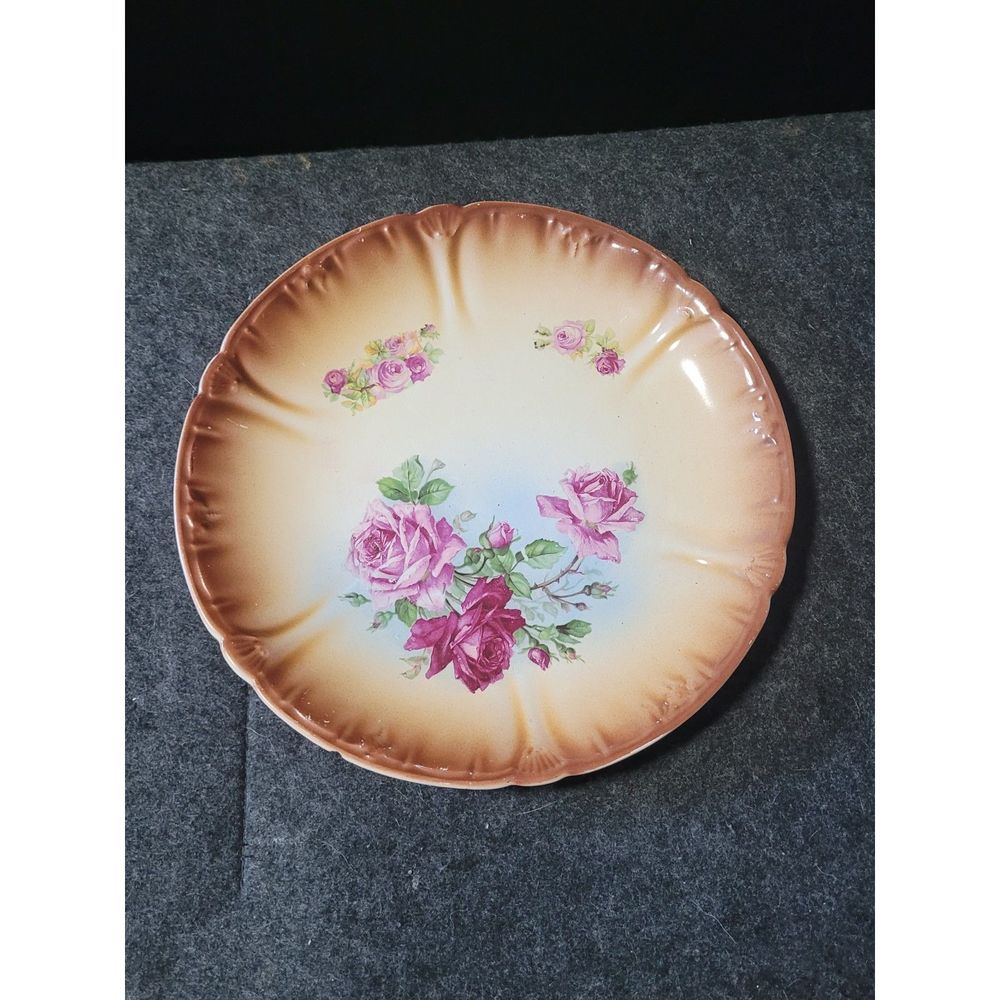 Vintage Franz Anton Mehlem Bonn Germany 8 1/2" Plate